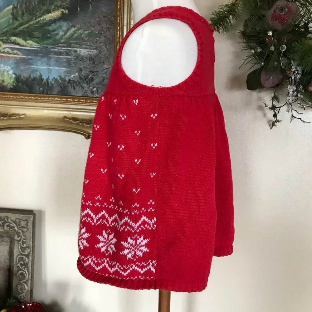 Carter’s Baby Girl Snowflake Sweater Dress